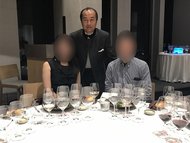 田崎さんとの写真撮影タイム