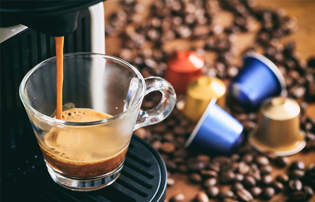 アクアウィズにはコーヒーマシンが搭載されている　コーヒーマシーン